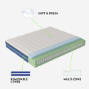 Veradea Taschenfederkern-Matratze 1,5 Platz Memory-Gel 25 cm 120x190 cm Sales