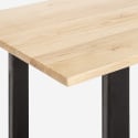 Esstisch Tisch 160x80cm im Industrie Stil aus Holz Metall rechteckig Rajasthan 160 Maße