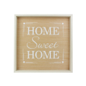 Wandbild Wohnzimmer mit Rahmen Sprüche 40x40cm Home Verkauf