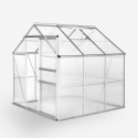 Vanilla Gartengewächshaus aus Aluminium-Polycarbonat Fenstertür 183x185x205cm  Verkauf