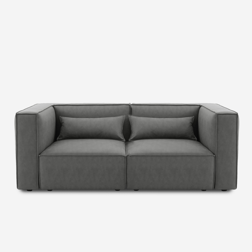 Modernes 2-sitziges modulares Stoffsofa Solv