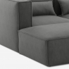 Modernes modulares 2-Sitzer-Sofa aus Stoff mit Ottomane Solv Rabatte