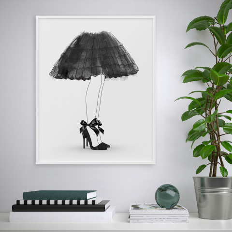 Bilddruck mit Rahmen, Poster, Detailansicht Rock, 40x50cm, Variety Sketi Aktion