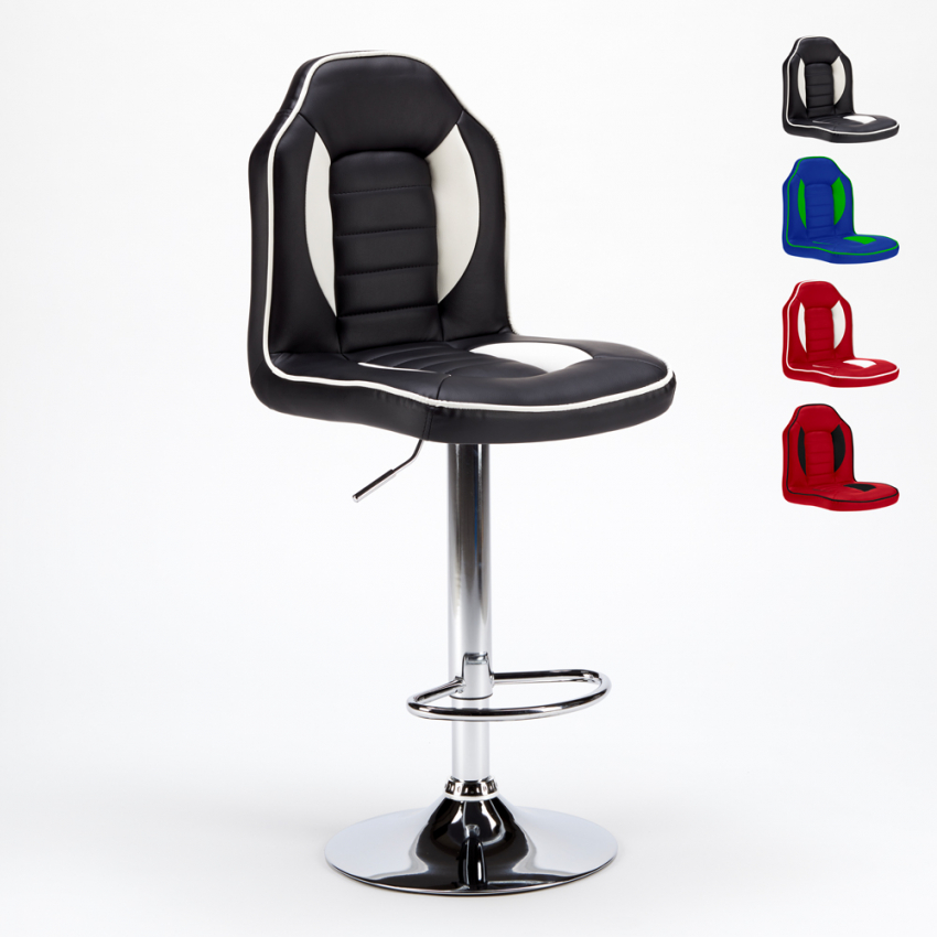 Racing Design Kunstlederhocker für Spielzimmer und Bars Aktion Racing Design Kunstlederhocker für Spielzimmer und Bars Aktion