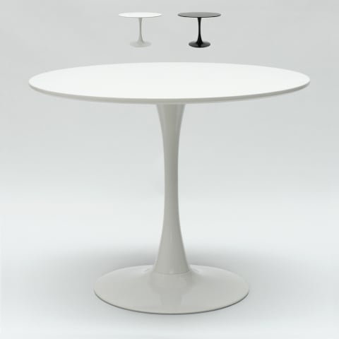 Runder Tisch 60cm Bar Küche Esszimmer modernes skandinavisches Design Tulip