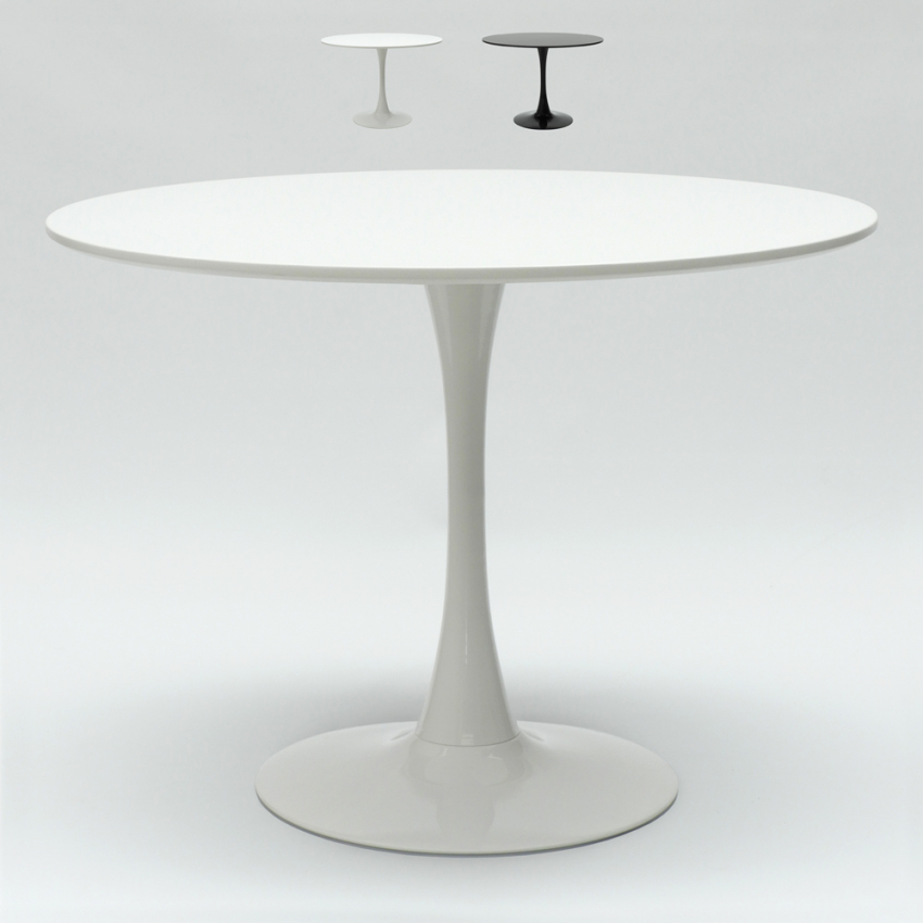 Runder Tisch 90cm Bar Esszimmer Küche modernes skandinavisches Design Tulip