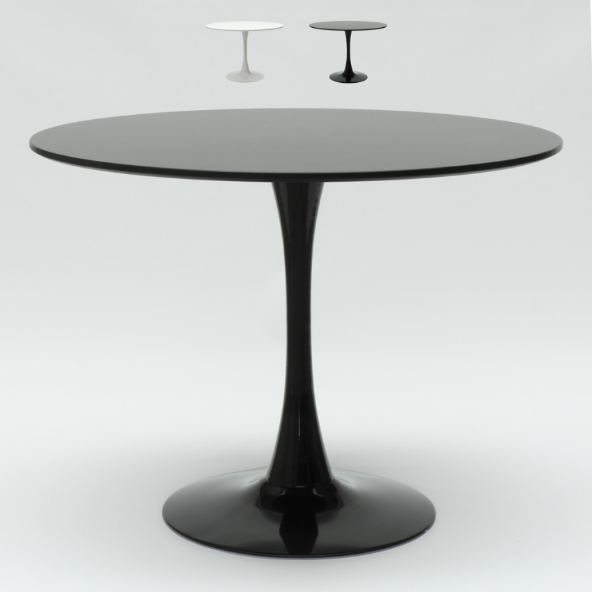 runder Tisch 90cm Bar Esszimmer Küche skandinavisch modernes Design Tulipan Aktion