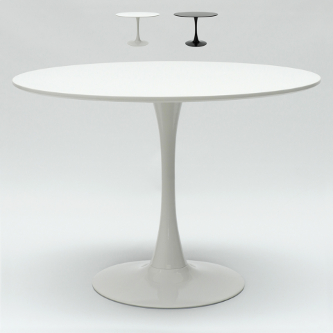 Runder Tisch 100cm Bar Küche Esszimmer modernes skandinavisches Design Tulip