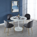 Runder Tisch 70cm Küche Bar Esszimmer modernes skandinavisches Design Tulip