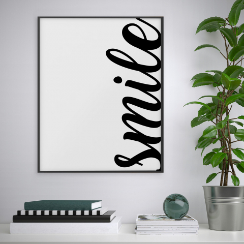 Poster Kunstdruck Zitate Sprüche Rahmen 40x50cm Variety Glim Aktion