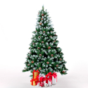 Künstlicher Weihnachtsbaum verziert ökologisch 210 cm Tampere