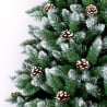 Künstlicher Weihnachtsbaum mit Dekoration verziert 180 cm Manitoba