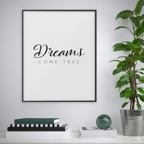 Posterbild mit Rahmen, Zitate und Sprüche 40x50 cm Variety Sny Aktion