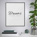 Posterbild mit Rahmen, Zitate und Sprüche 40x50 cm Variety Sny Aktion