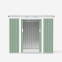 Grün Verzinktes Stahlhaus Widerstandsfähige Schiebetüren Gartenbox 201x121x176cm Alps Nature Katalog