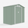 Gartenhausbox aus Blech für Werkzeuge 213x127x195cm Chalet Nature Lagerbestand