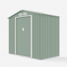 Gartenhausbox aus Blech für Werkzeuge 213x127x195cm Chalet Nature Sales