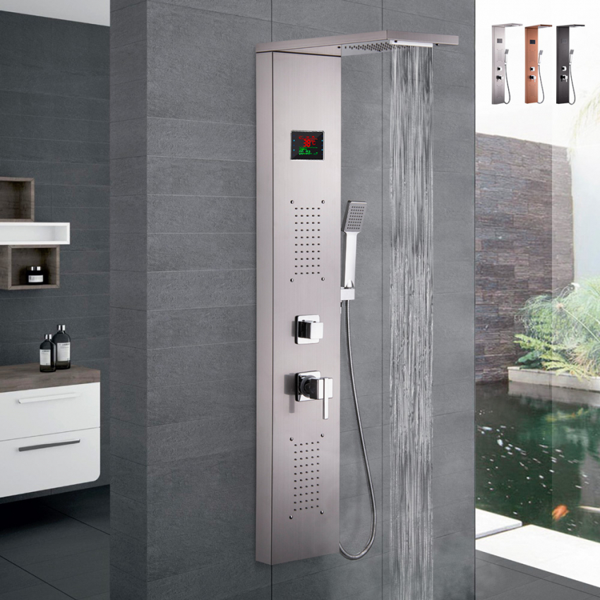 Duschpaneel Duschmischer Duschkopf Wasserfall Handbrause Rapolano