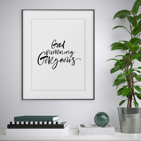 Wandbild Poster Rahmen Sprüche Zitate 40x50cm Variety Irden Aktion