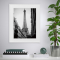 Fotodruck Paris in Schwarz-Weiß 40x50cm Variety Eiffel Aktion