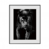 Schwarz-Weiß-Fotodruck, Tiermotiv Panther 40x50cm Variety Pardus Verkauf