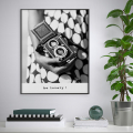 Vintage-Druck Kamera Schwarz-Weiß 40x50cm Variety Jauki Aktion