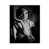 Fotodruck weibliches Motiv, Schwarz-Weiß-Bild 40x50cm Variety Wahine Verkauf