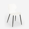 Stuhl in modernem Design Polypropylen Metall Esszimmer Restaurant Ladysmith 