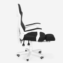 Futuristisches Design Gaming Stuhl ergonomisch atmungsaktiv Fußstütze Gordian Plus Modell