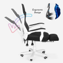 Futuristisches Design Gaming Stuhl ergonomisch atmungsaktiv Fußstütze Gordian Plus Auswahl
