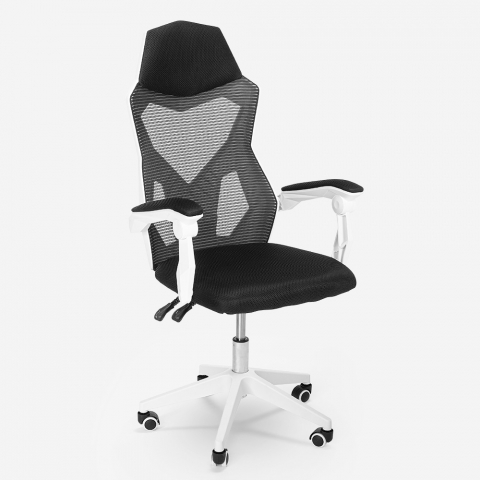 Ergonomischer Gaming-Stuhl atmungsaktiv futuristisches Design Gordian Aktion