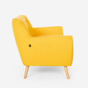 2-Sitzer Stoffsofa modernes Design skandinavischen Stil Irvine Rabatte