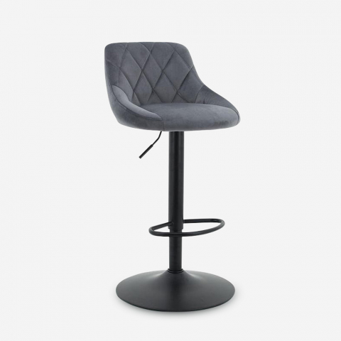Barhocker Denver V2 Kunstleder Barstuhl mit Lehne Thekenhocker Höhenverstellbar Barhocker Denver V2 Kunstleder Barstuhl mit Lehne Thekenhocker Höhenverstellbar