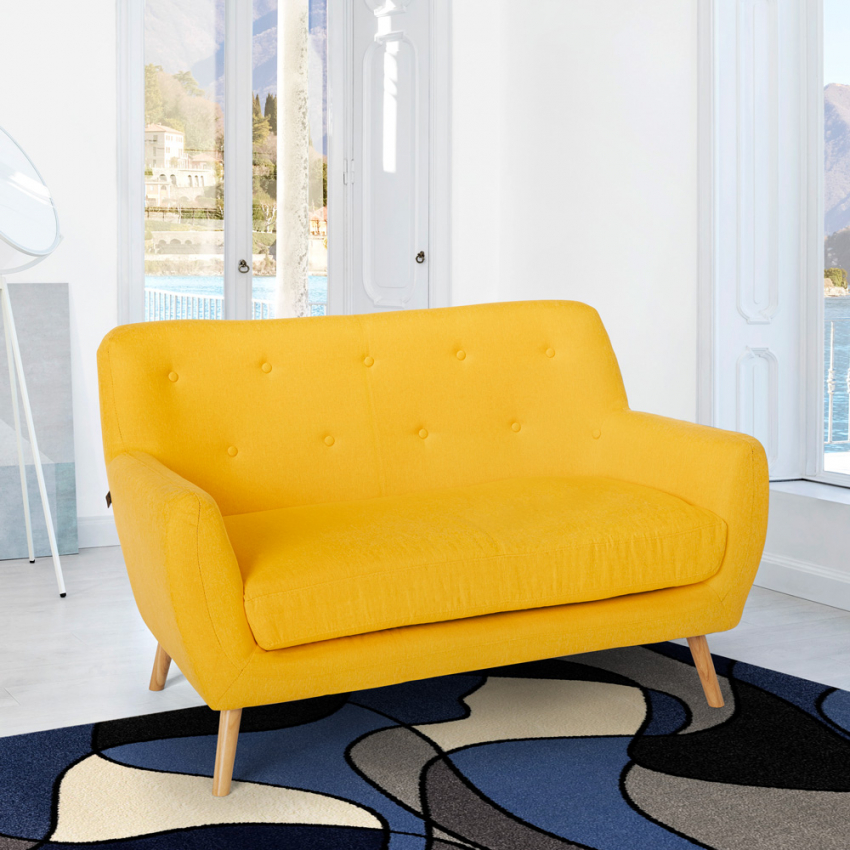 2-Sitzer-Sofa aus Stoff im modernen skandinavischen Stil Irvine