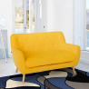 2-Sitzer Stoffsofa modernes Design skandinavischen Stil Irvine Verkauf