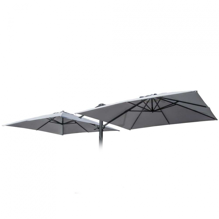 Ersatzbezug für Gartenschirm 3x3 Double Arm Oslo ohne Volant Ersatzbezug für Gartenschirm 3x3 Double Arm Oslo ohne Volant