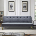 2 Sitzer clic clac Schlafsofa modernes Design Samtstoff Pulchra Angebot