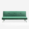 2-Sitzer Schlafsofa clic clac reclining design Samtstoff Probatus 