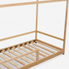 Montessori Kinderbett Hausbett aus Holz 80x160cm Husty Auswahl