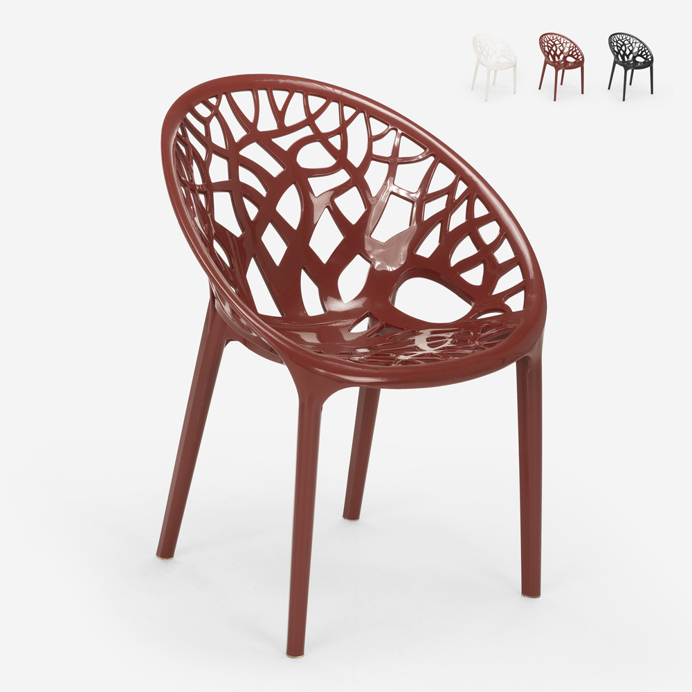 Stuhl im modernen Design aus Polypropylen für Küche Bar Restaurant Außenbereich Fragus