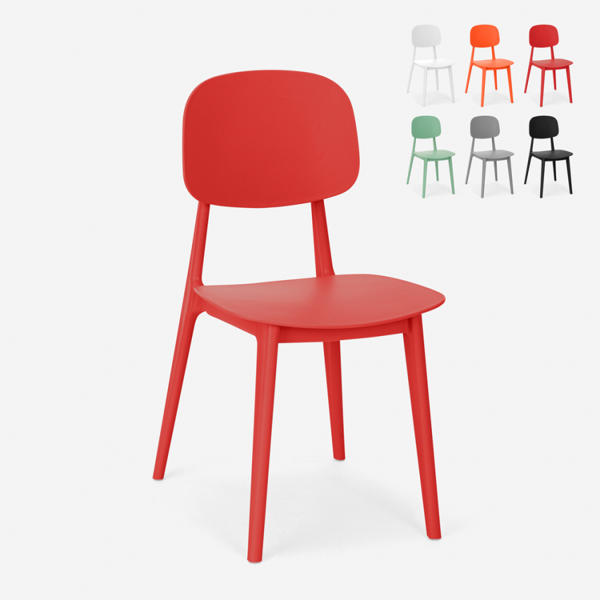 Polypropylen Stuhl in modernem Design für Küche Garten Bar Restaurant Geer Angebot