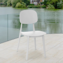 Polypropylen Stuhl in modernem Design für Küche Garten Bar Restaurant Geer 