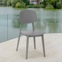 Polypropylen Stuhl in modernem Design für Küche Garten Bar Restaurant Geer 