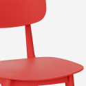 Polypropylen Stuhl in modernem Design für Küche Garten Bar Restaurant Geer 