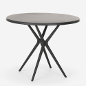 runder Tisch 80cm aus Polypropylen für Garten Küche Bar Restaurant Gang 80 Lagerbestand