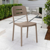 Stuhl aus Polypropylen in modernem Design für Küche Bar Restaurant Garten Mose Preis