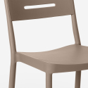 Stuhl aus Polypropylen in modernem Design für Küche Bar Restaurant Garten Mose 