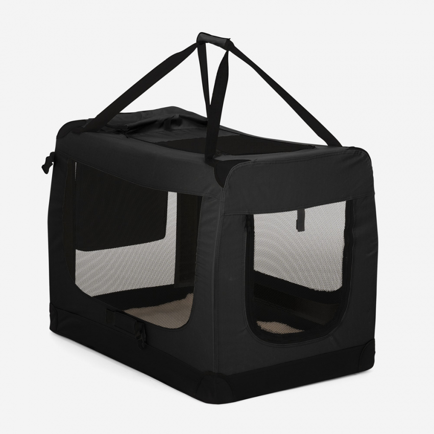 Transporter Auto Hunde großer Rassen 85,5x55,5x64cm Weicher Stoff Klappbar Oliver XXL