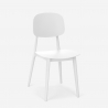 Modernes quadratisches beige Tischset 70x70cm 2 Designstühle Wade 