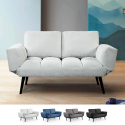 3-Sitzer Sofa Bett Stoff modernes Design Wohnzimmer Büro Crinitus Verkauf